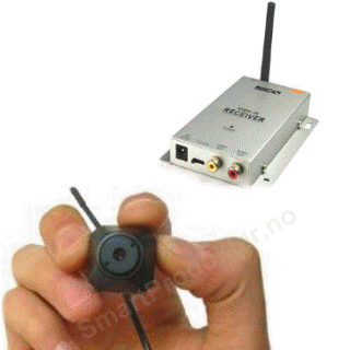Wireless spycamera with receiver