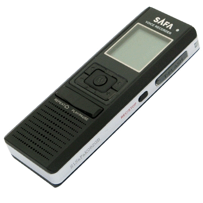 Safa R600C Digital Stereo Diktafon m/USB - 4GB