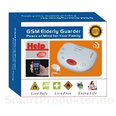 GSM deluxe Nødalarm - Med trådløs nødknapp
