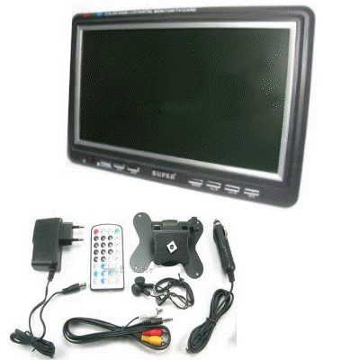 7 inc TFT LCD monitor - 2 video innganger