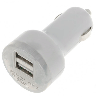 Dobbel USB adapter med sigarettplugg