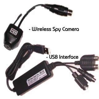 Wirless spy system for Laptop and PC