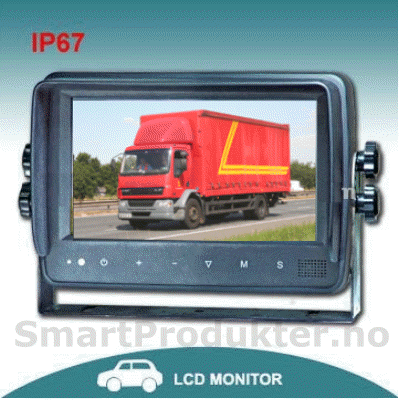 7 LCD Monitor - Vanntett IP 67