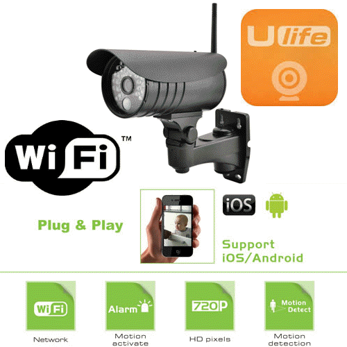 HD U-Life IP & WIFI Kamera